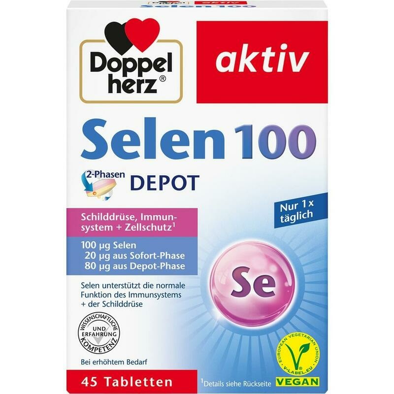 DOPPELHERZ Selen 100 2-Phasen Depot Tabletten
