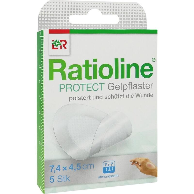 RATIOLINE protect Gelpflaster 4,5x7,4 cm