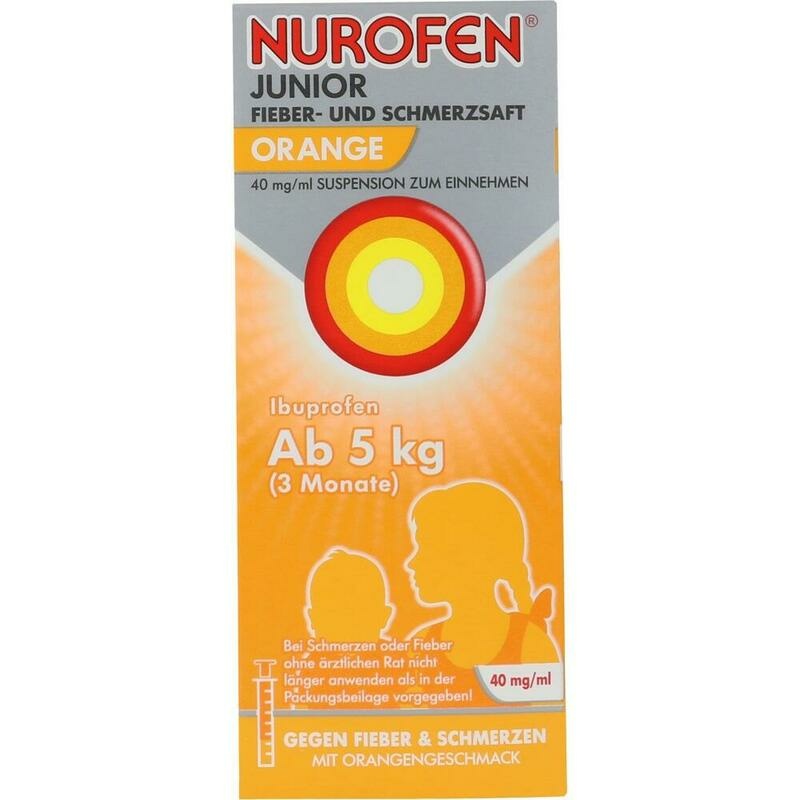 NUROFEN Junior Fieber-u.Schmerzsaft Oran.40 mg/ml