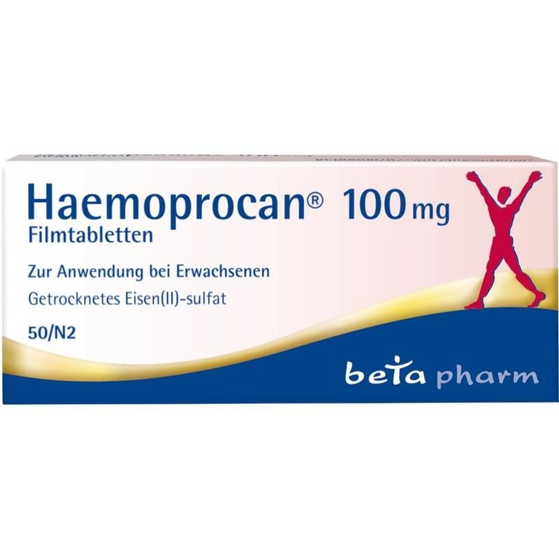 HAEMOPROCAN 100 mg Filmtabletten