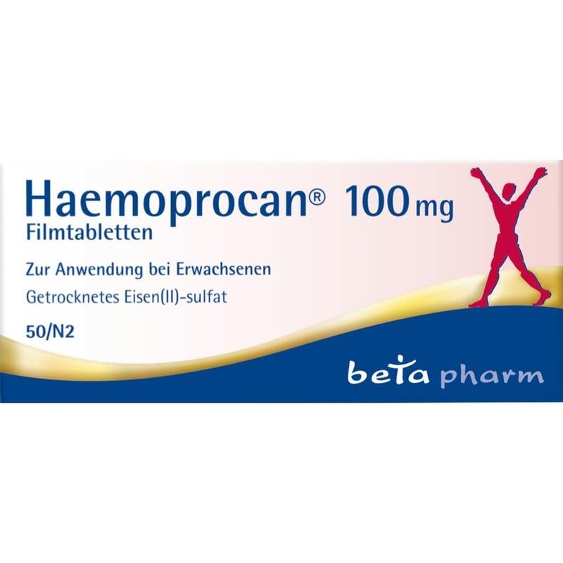 HAEMOPROCAN 100 mg Filmtabletten