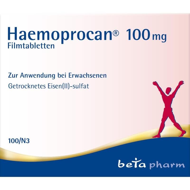 HAEMOPROCAN 100 mg Filmtabletten