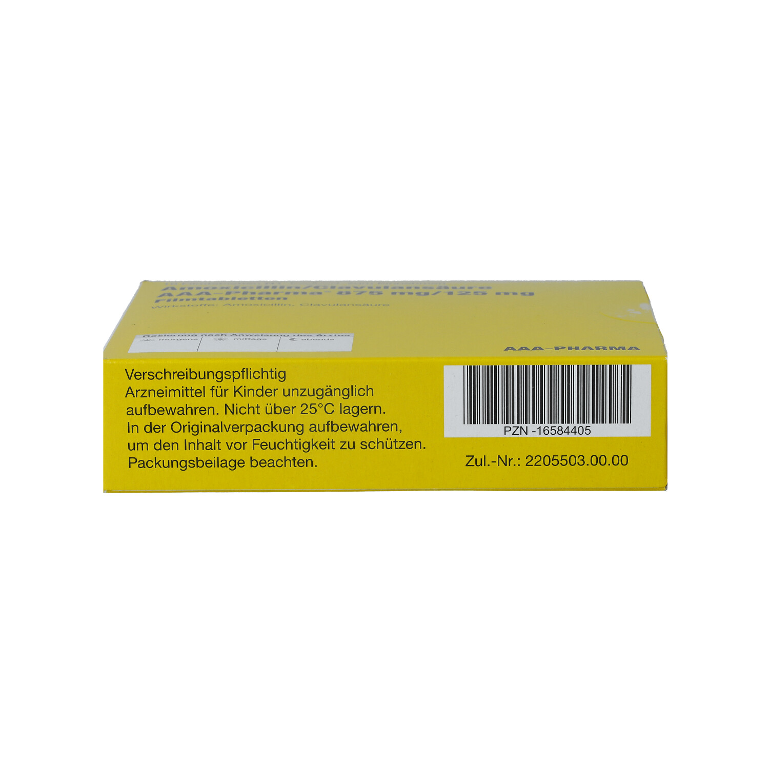 AMOXICILLIN/Clavulansäure AAA-Pharma 875 mg/125 mg