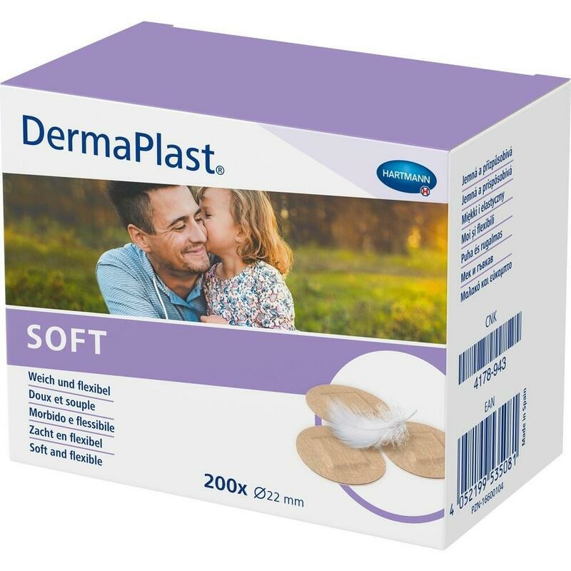 DERMAPLAST SOFT Spots Pflaster rund 22 mm
