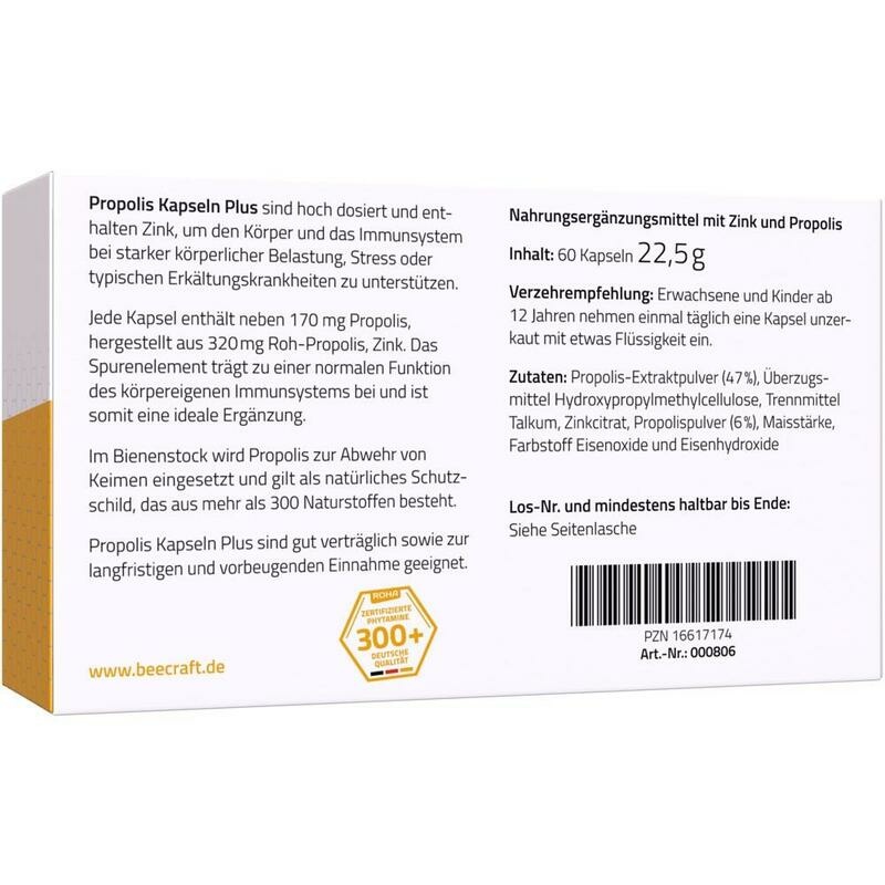 BEECRAFT Propolis Kapseln Plus