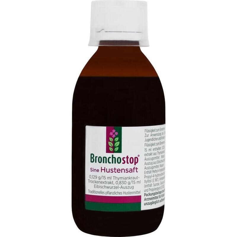 BRONCHOSTOP Sine Hustensaft