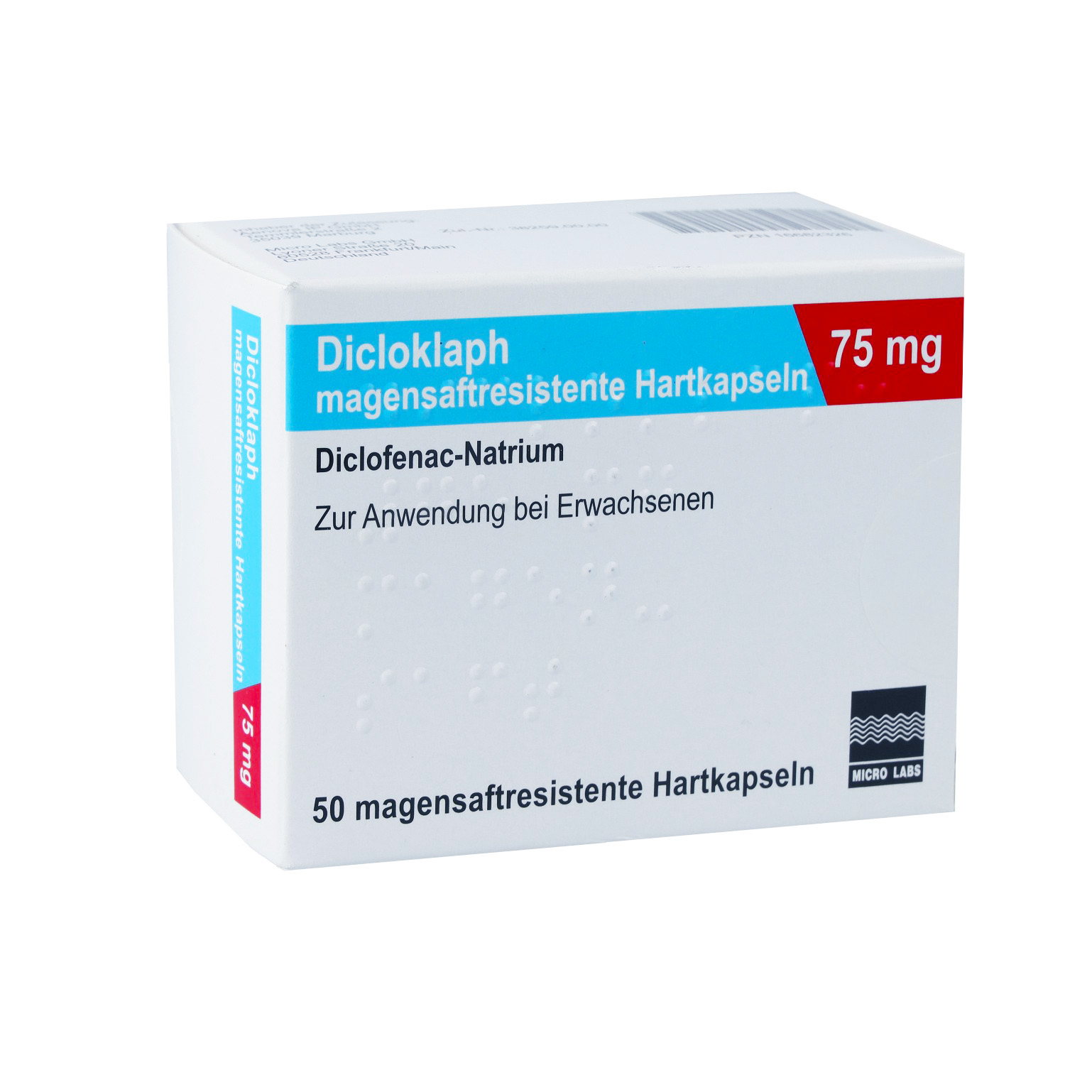DICLOKLAPH 75 mg magensaftresistente Hartkapseln