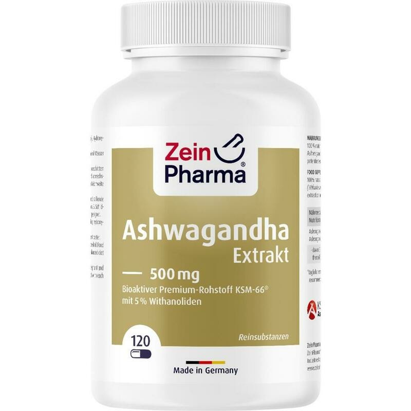 ASHWAGANDHA EXTRAKT 500 mg Kapseln