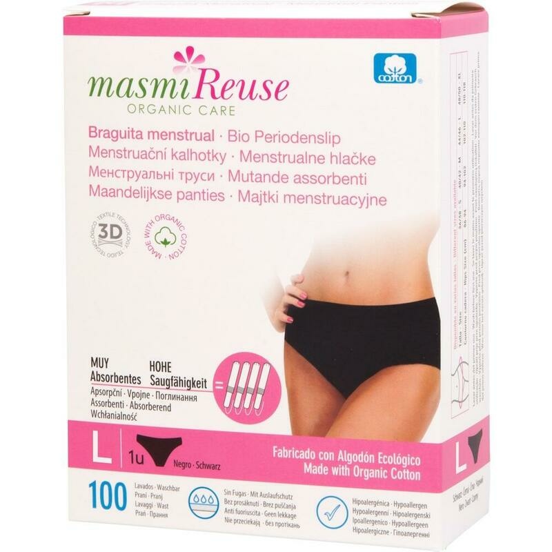 BIO PERIODENSLIP Gr.L Bio Baumwolle MASMI