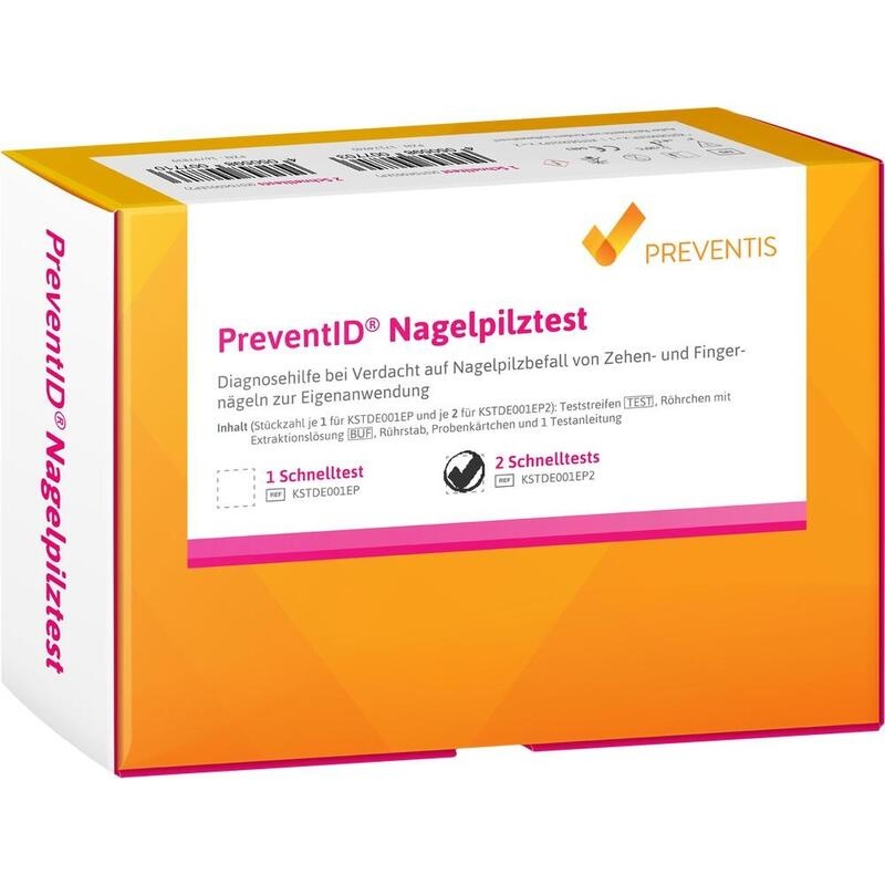 PREVENTID Nagelpilztest Selbsttest Nagelprobe