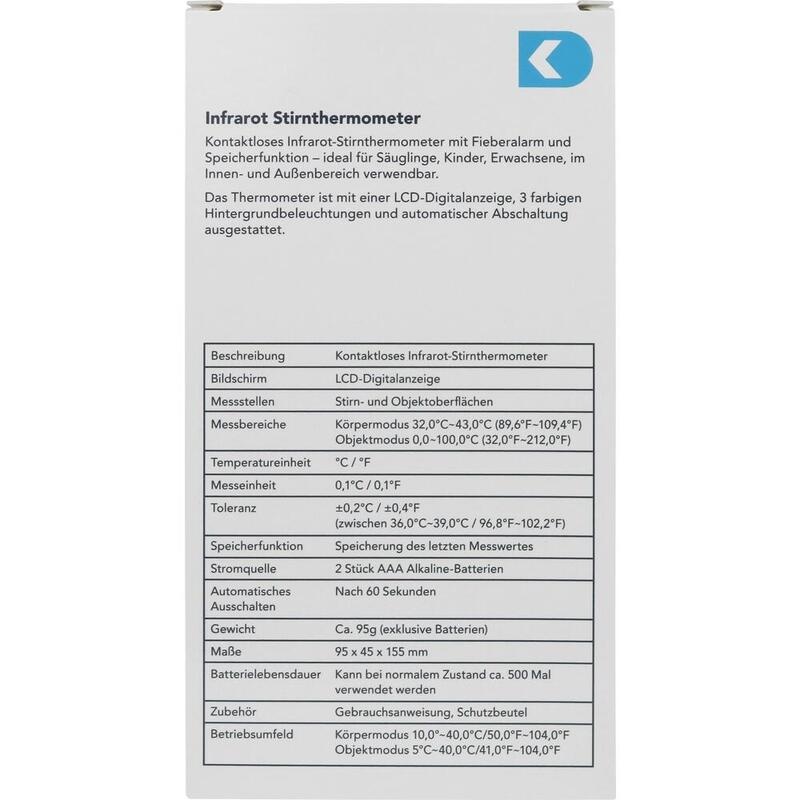 IR Stirnthermometer DK med