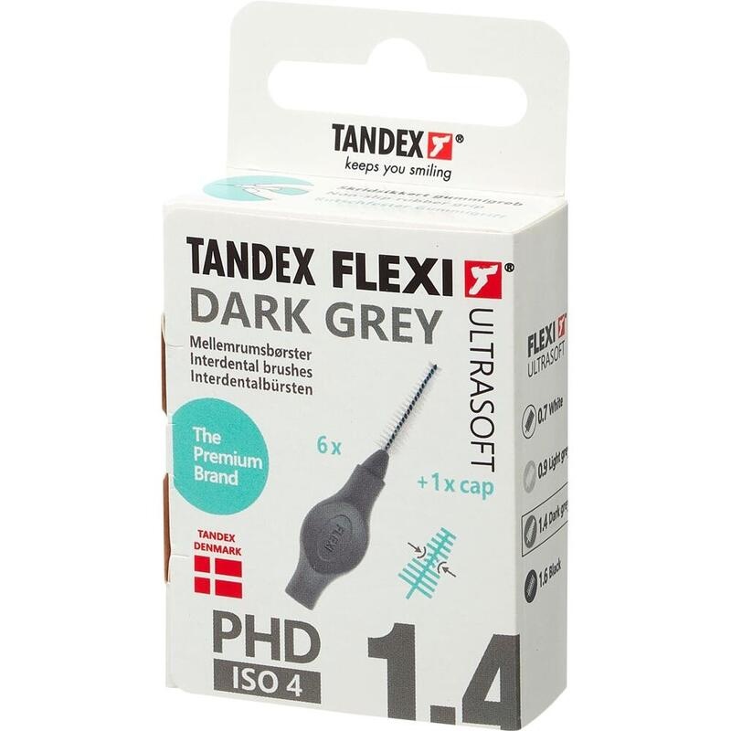 TANDEX FLEXI UltraSoft Bürste PHD 1.4/ISO 4 d.grau