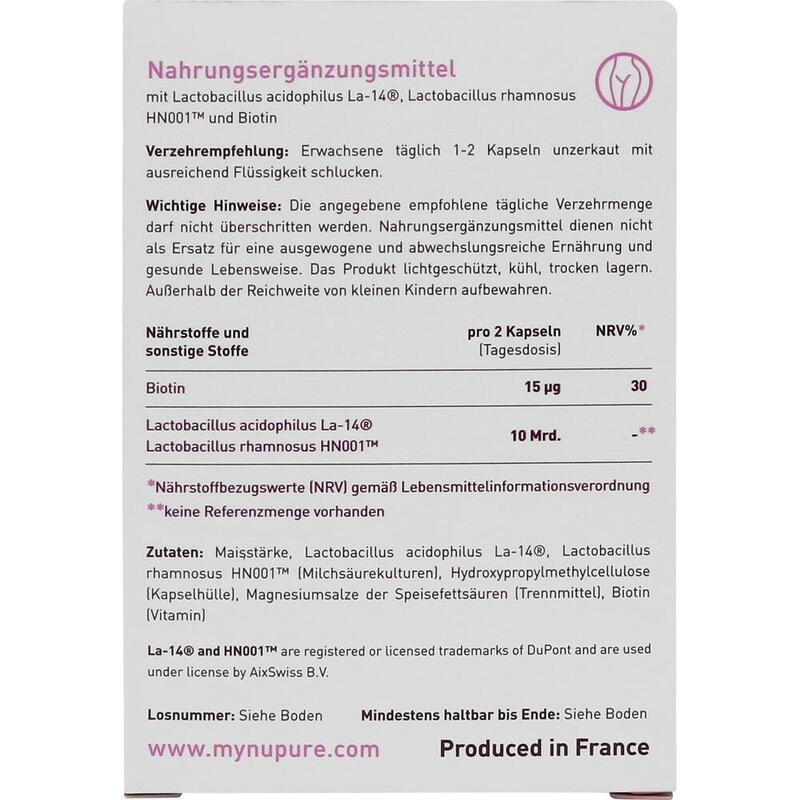 LACTO INTIM oral Probiotikum bei bakt.Vaginose