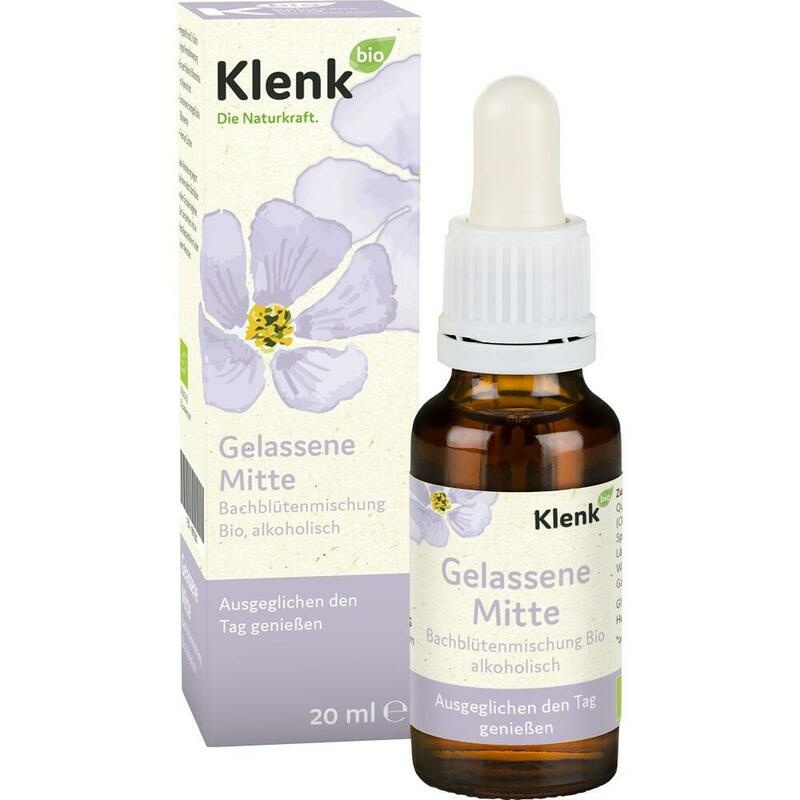 BACHBLÜTEN Bio gelassene Mitte Tropfen