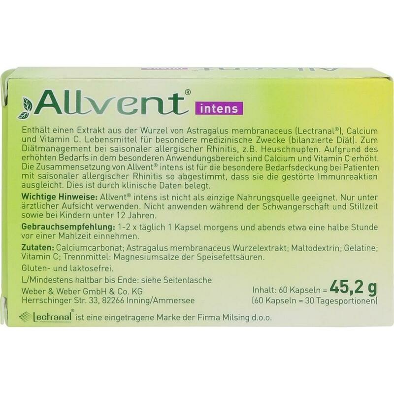ALLVENT intens Kapseln