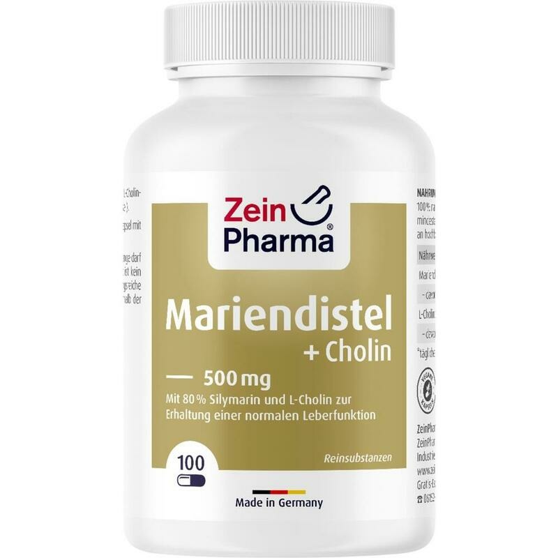 MARIENDISTEL+CHOLIN Kapseln 80% Silymarin