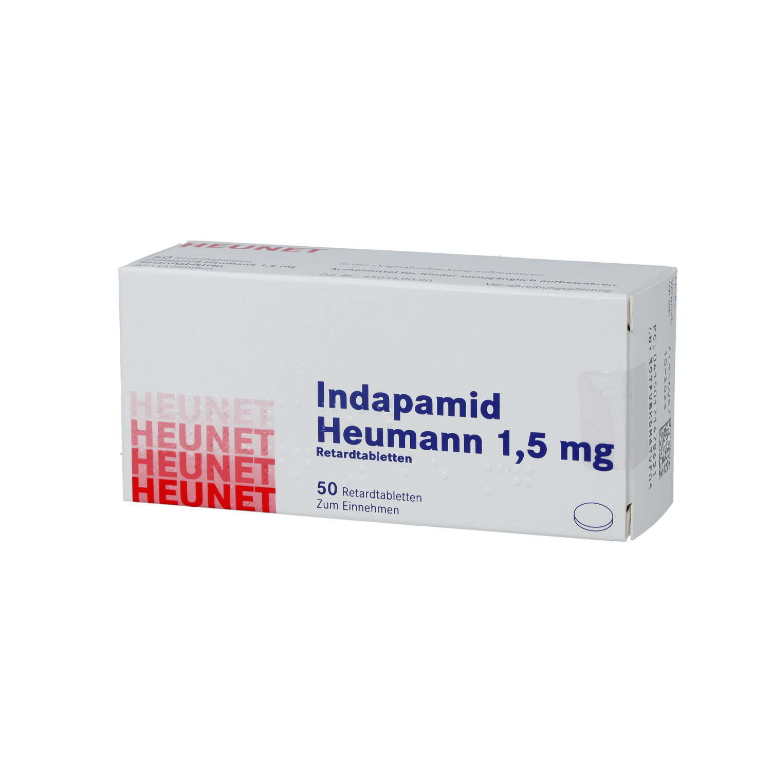 INDAPAMID Heumann 1,5 mg Retardtabletten Heunet