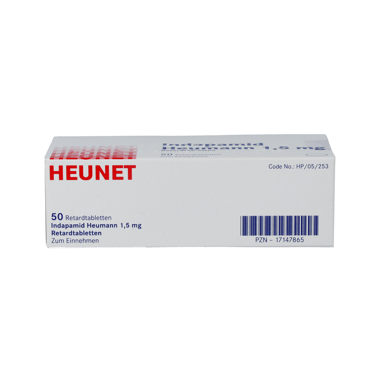 INDAPAMID Heumann 1,5 mg Retardtabletten Heunet