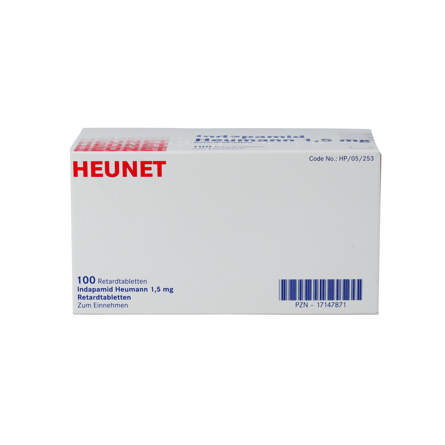INDAPAMID Heumann 1,5 mg Retardtabletten Heunet