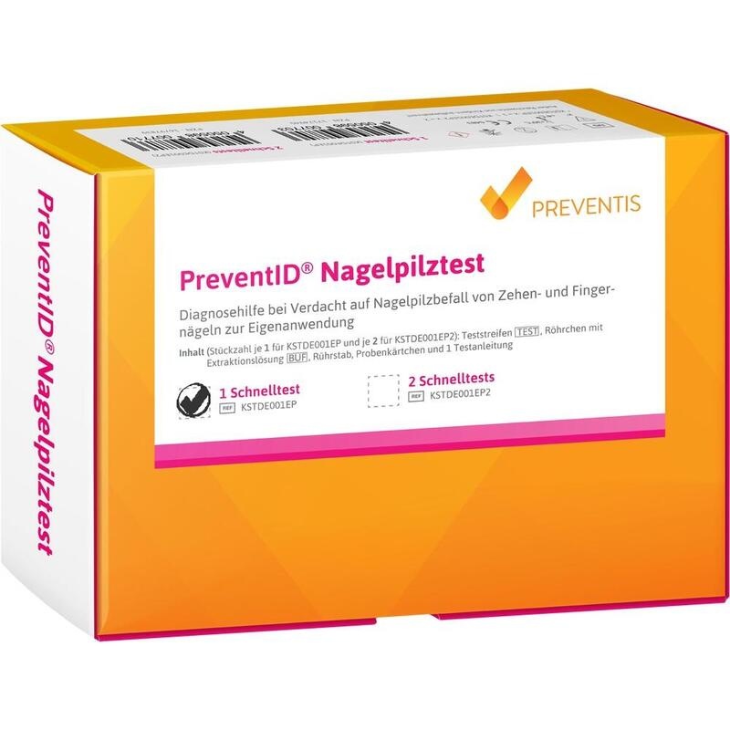 PREVENTID Nagelpilztest Selbsttest Nagelprobe