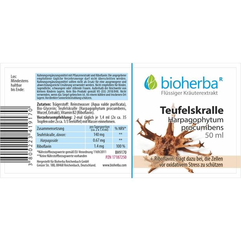 TEUFELSKRALLE TINKTUR