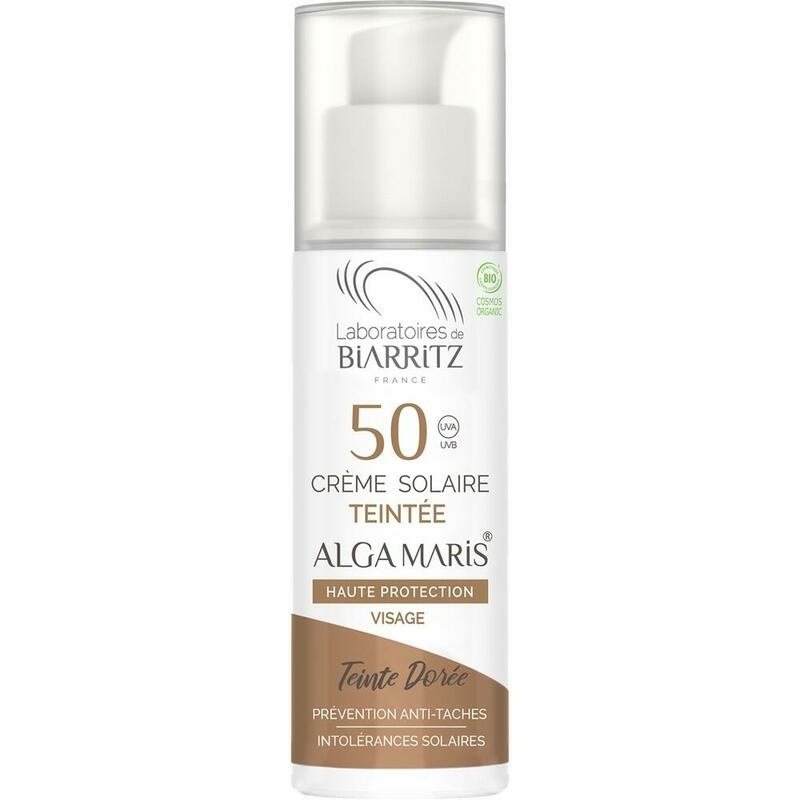 ALGA MARIS Gesichtscre.getönt LSF 50 gold Bio LdB