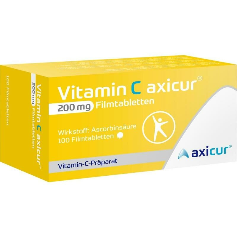 VITAMIN C AXICUR 200 mg Filmtabletten