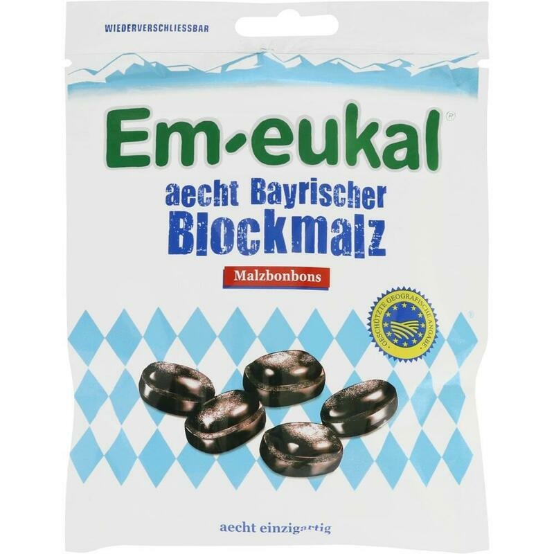 EM-EUKAL Bonbons aecht Bayrischer Blockmalz gg.Azh