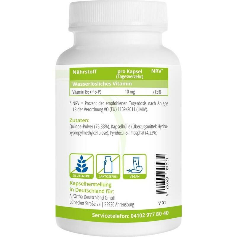 VITAMIN B6 P-5-P 10 mg Kapseln