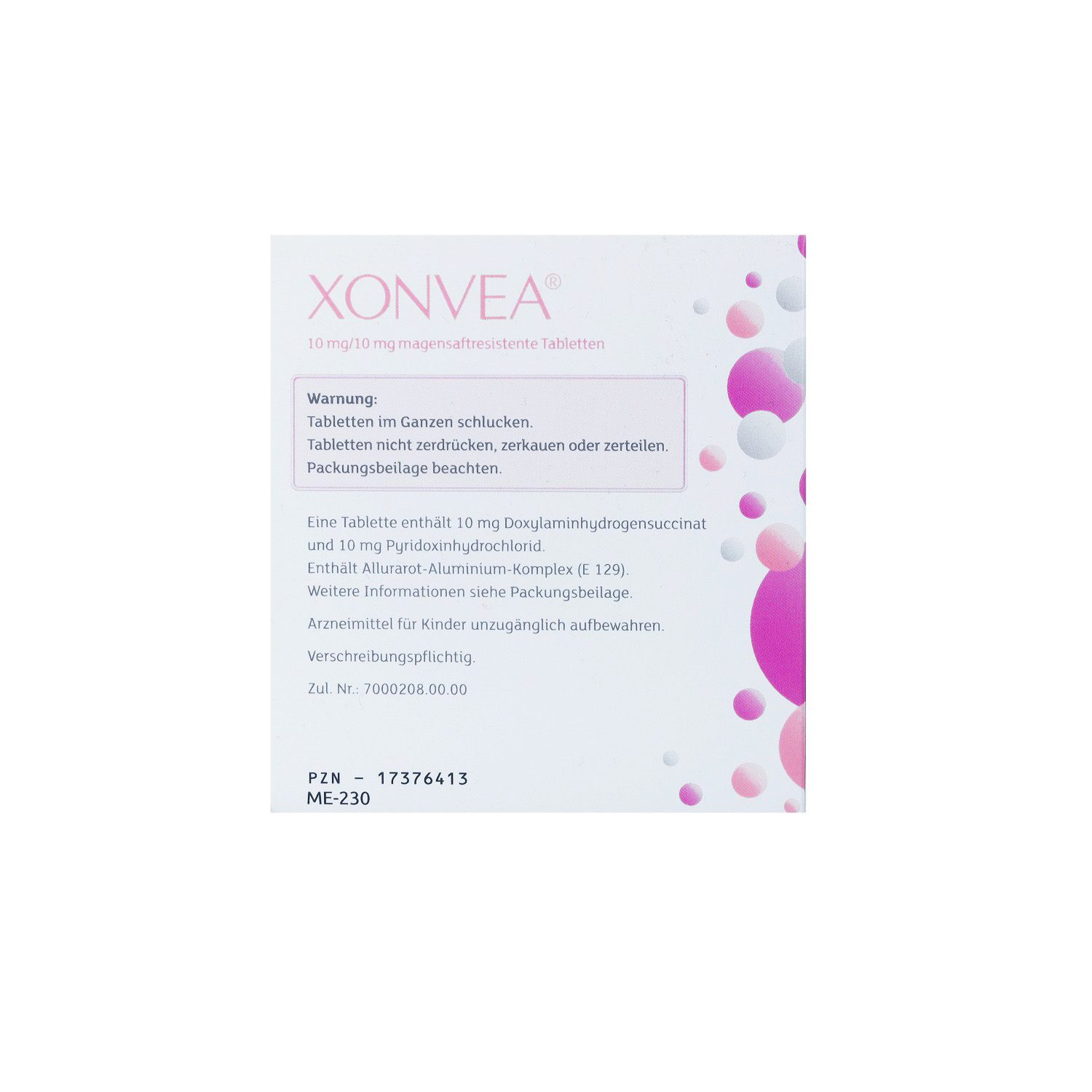 XONVEA 10 mg/10 mg magensaftresistente Tabletten