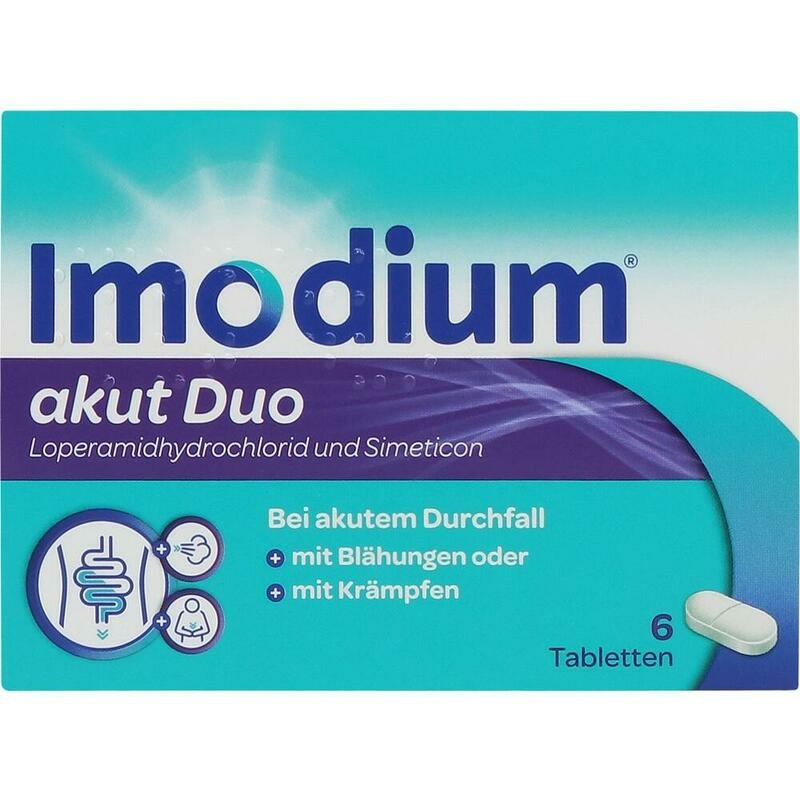 IMODIUM akut Duo 2 mg/125 mg Tabletten