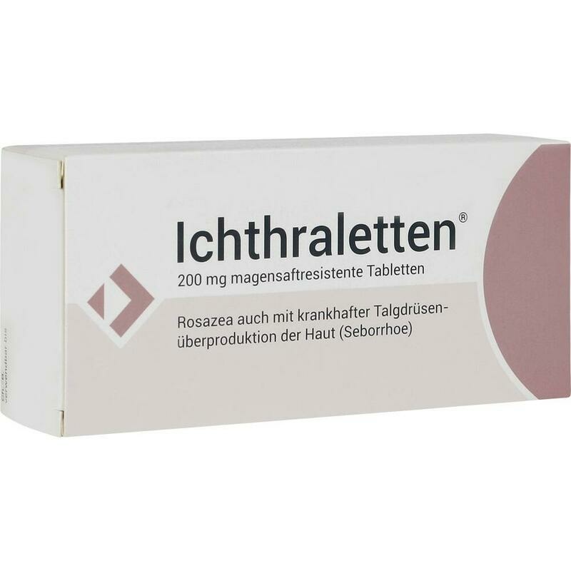 ICHTHRALETTEN 200 mg magensaftresistente Tabletten
