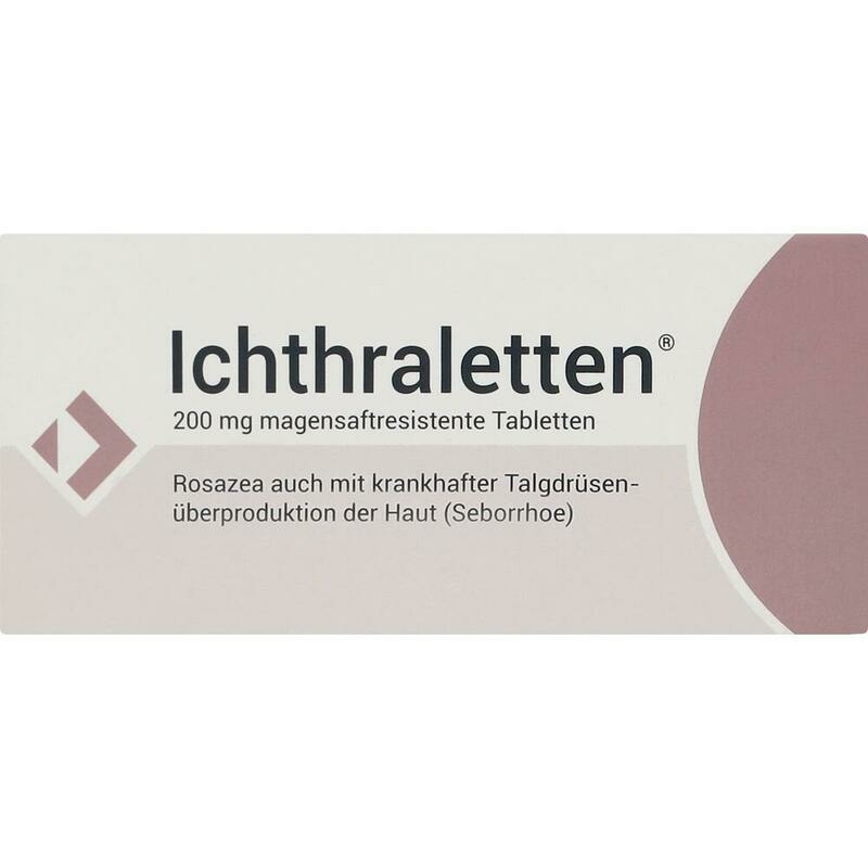 ICHTHRALETTEN 200 mg magensaftresistente Tabletten