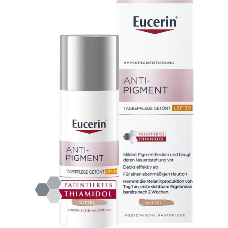 EUCERIN Anti-Pigment Tag getönt mittel LSF 30