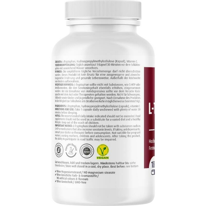 L-TRYPTOPHAN 500 mg Kapseln
