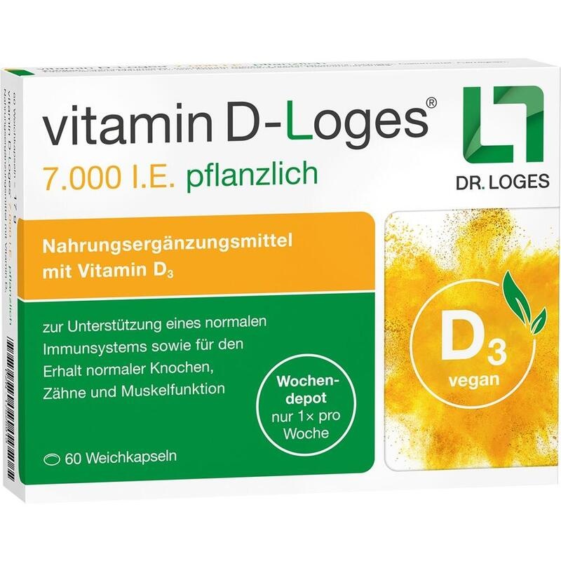 VITAMIN D-LOGES 7.000 I.E. pflanzlich Wochendepot
