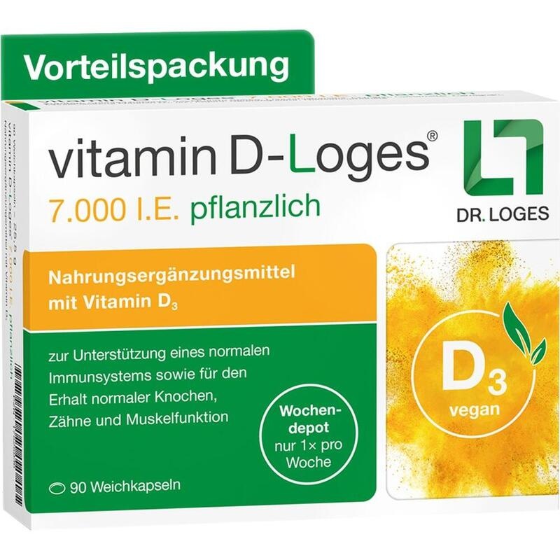 VITAMIN D-LOGES 7.000 I.E. pflanzlich Wochendepot