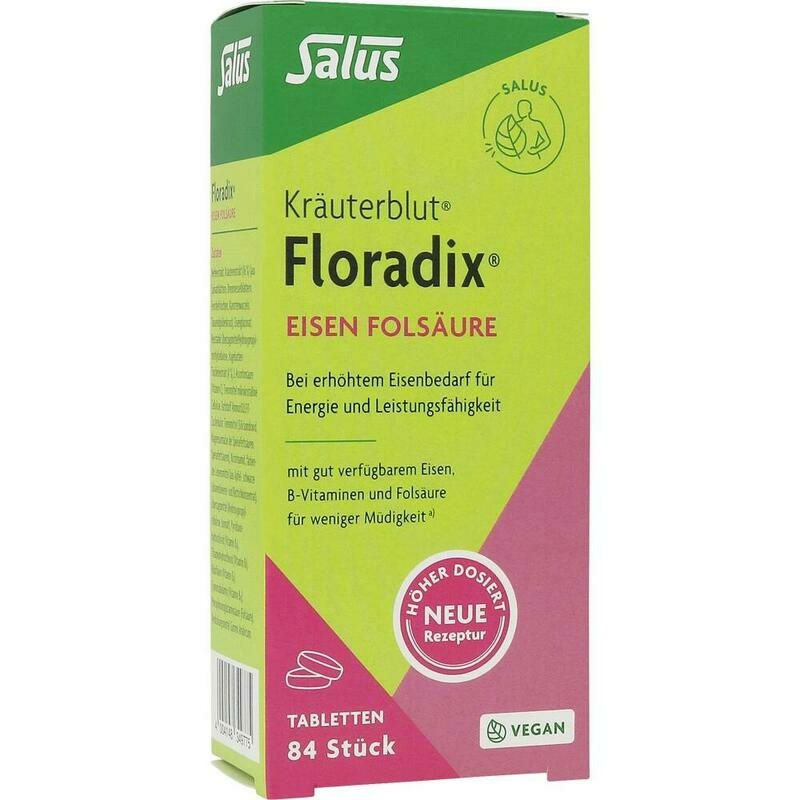 FLORADIX Eisen Folsäure Tabletten