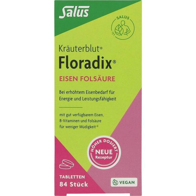 FLORADIX Eisen Folsäure Tabletten