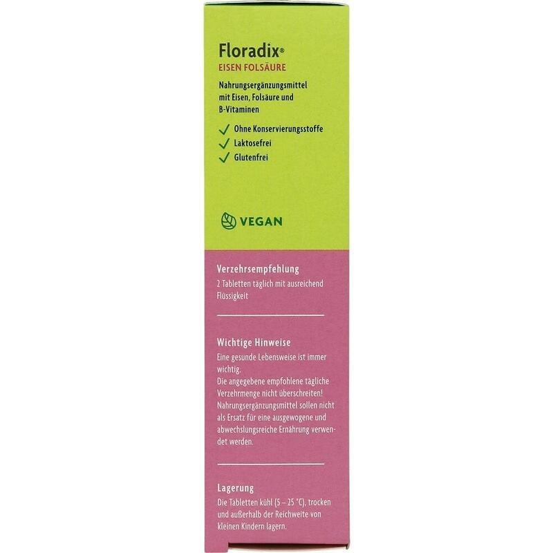 FLORADIX Eisen Folsäure Tabletten