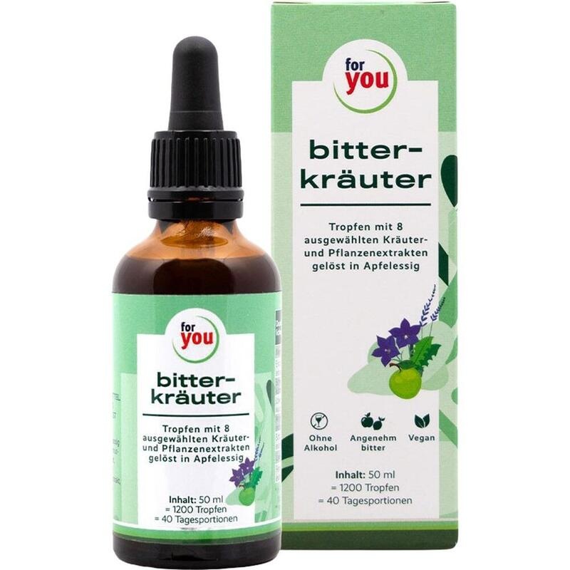 FOR YOU bitterkräuter-Tropfen
