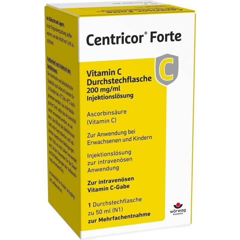 CENTRICOR Forte Vitamin C Dsfl. 200 mg/ml Inj.-L.
