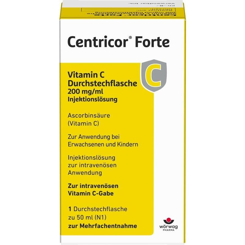 CENTRICOR Forte Vitamin C Dsfl. 200 mg/ml Inj.-L.