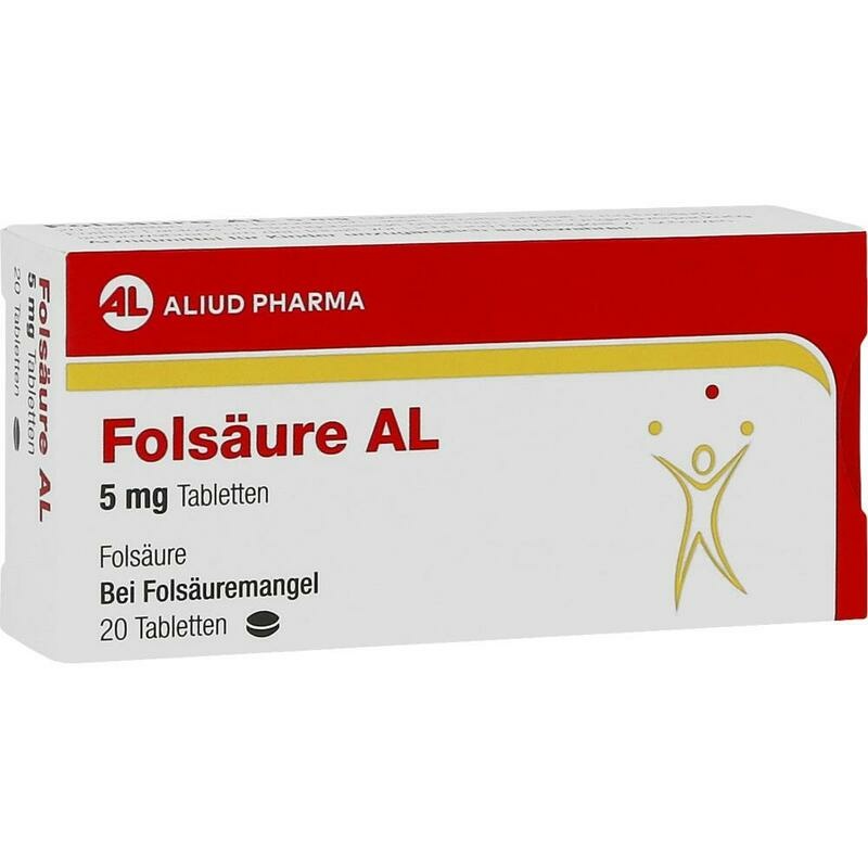 FOLSÄURE AL 5 mg Tabletten