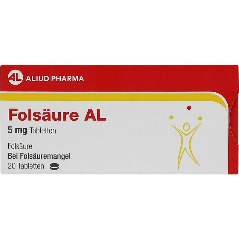 FOLSÄURE AL 5 mg Tabletten