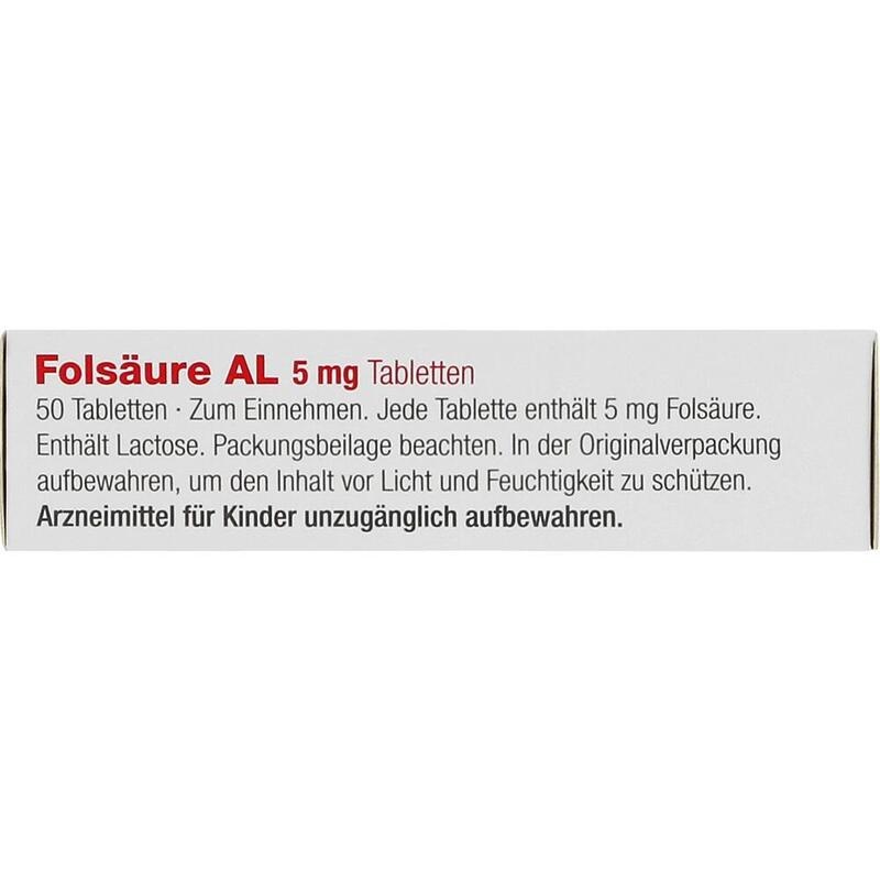 FOLSÄURE AL 5 mg Tabletten