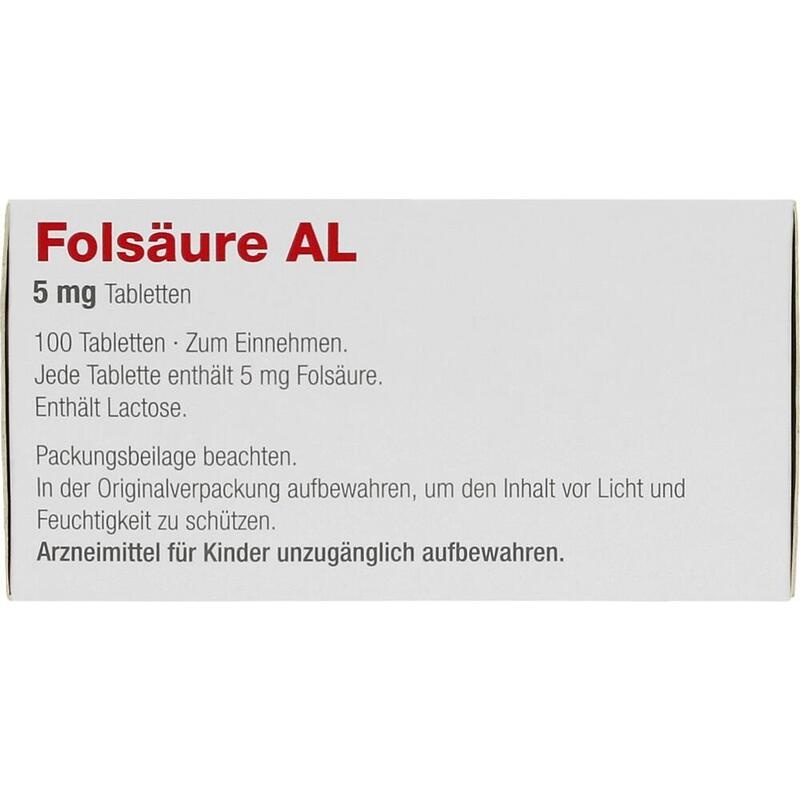 FOLSÄURE AL 5 mg Tabletten