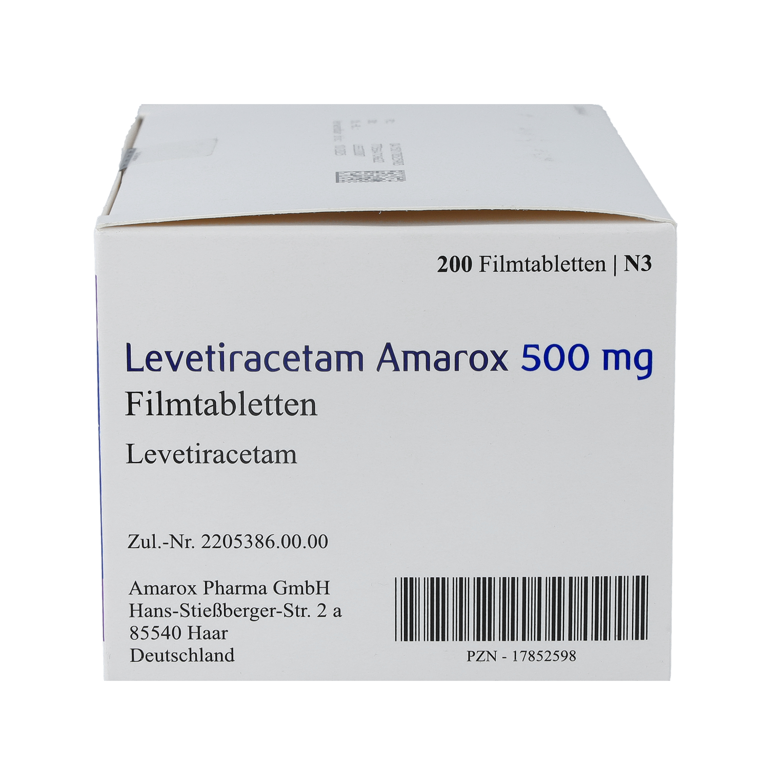 LEVETIRACETAM Amarox 500 mg Filmtabletten