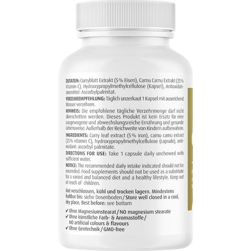 CURRYBLATT EISEN 25 mg+C Kapseln
