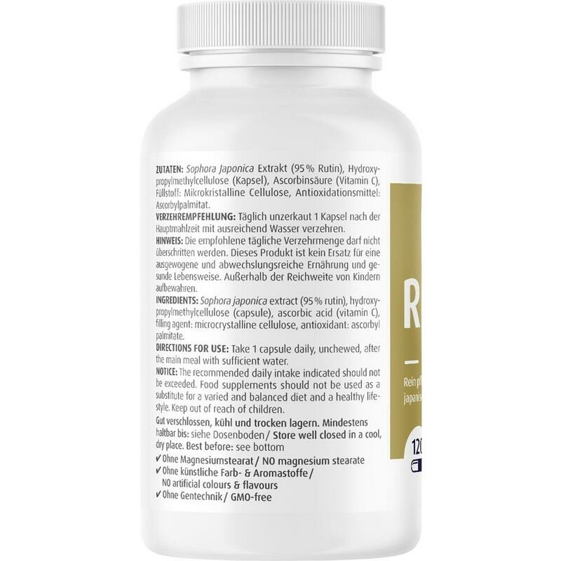 RUTIN 500 mg+C Kapseln